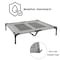 Pet Adobe Elevated Portable Pet Bed Cot-Style 36 inx29.75 inx7 in for Dogs and Small Pets, Indoor/Outdoor 634553AAY - alternate 2